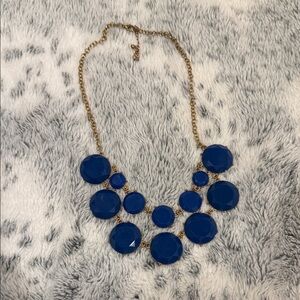 Elegant Blue Statement Necklace